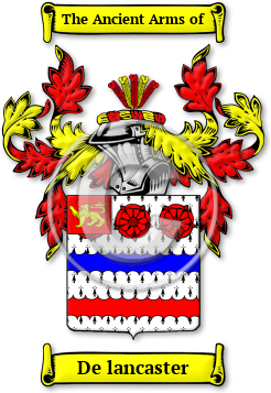 De lancaster Family Crest Download (jpg) Legacy Series - 150 DPI